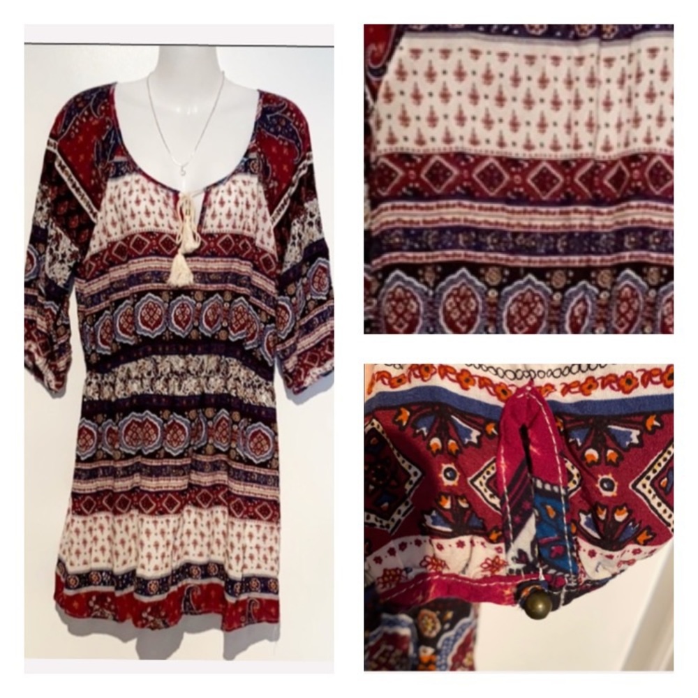 Boho Dress w/ tassels!!!